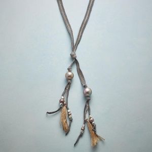 Sundance Champagne and Ribbons lariat by Chan Luu OS